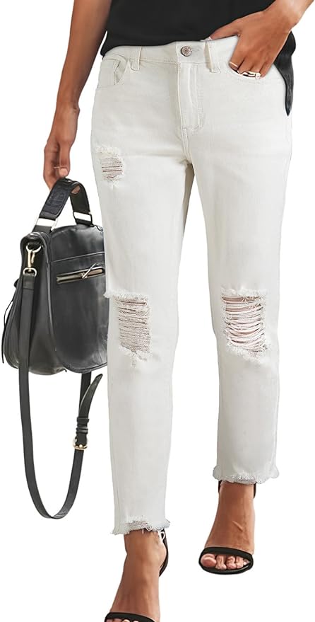 Sidefeel Women's Boyfriend Jeans - Image 3